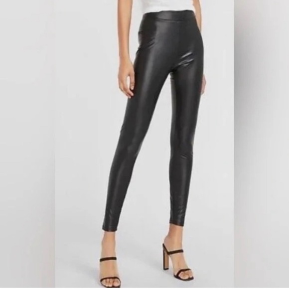 NWT!!! Express faux leather leggings | Large | Black - Picture 6 of 11